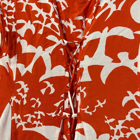 Anthropologie Maeve dress in red and white - Picture 7 of 9